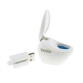 Washlet 3D customized PVC USB drive