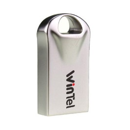 space silver mini flash drive