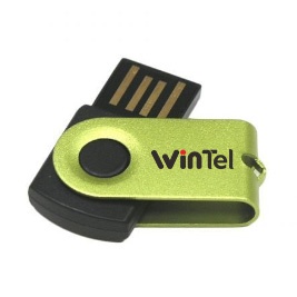 Spinning mini usb drive