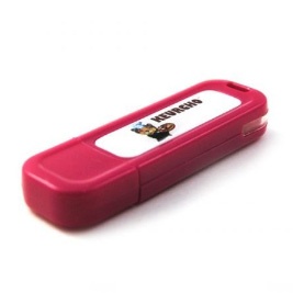 Pink usb drive