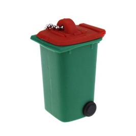 Trash can customized usb drive