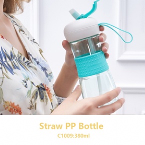 Straw PP bottle